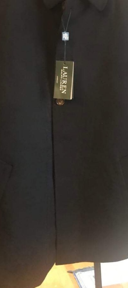 Men's Classic-Fit Tech Down Filled Black Twill Coa